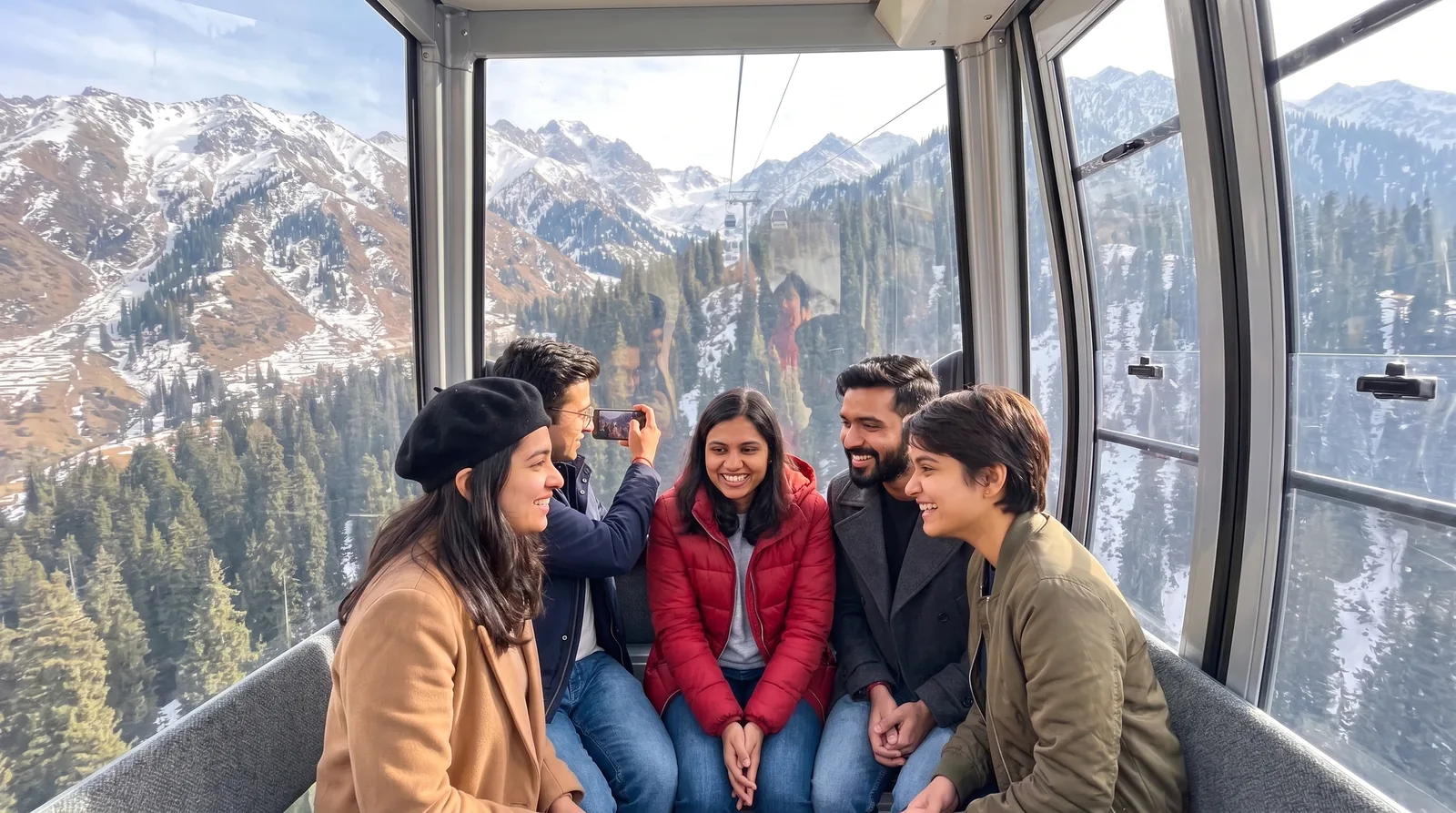 Almaty: Shymbulak cable car