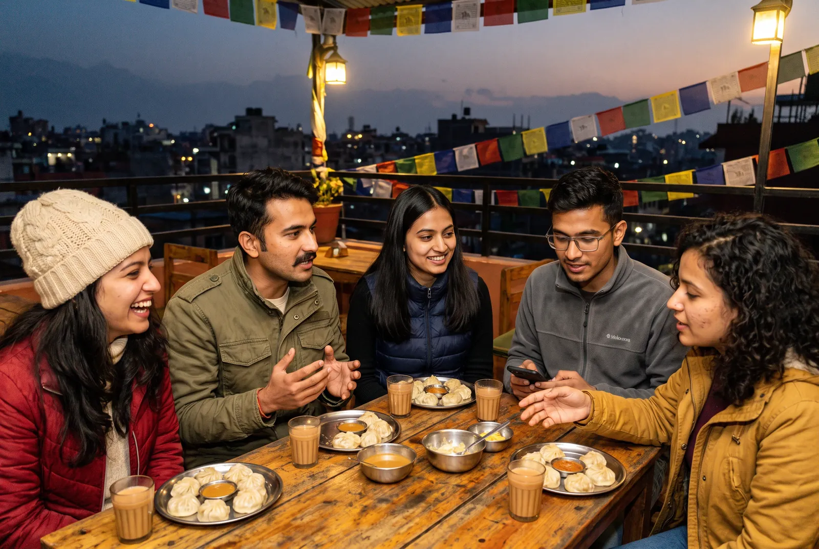 Nepal: Dinner in Thamel
