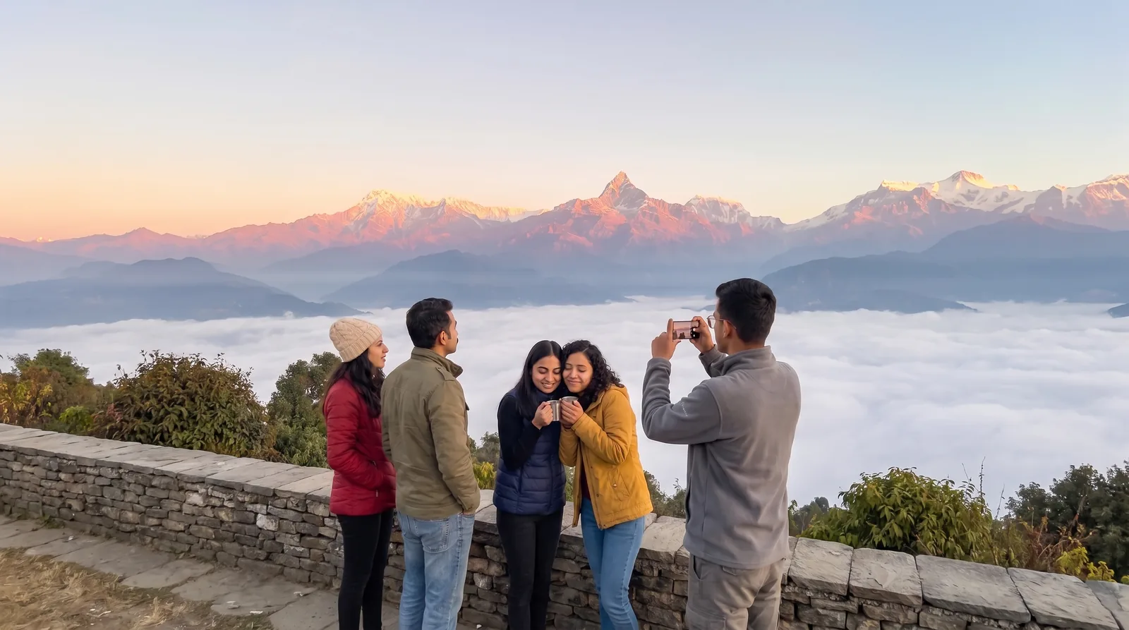 Nepal: Sunrise at Sarangkot