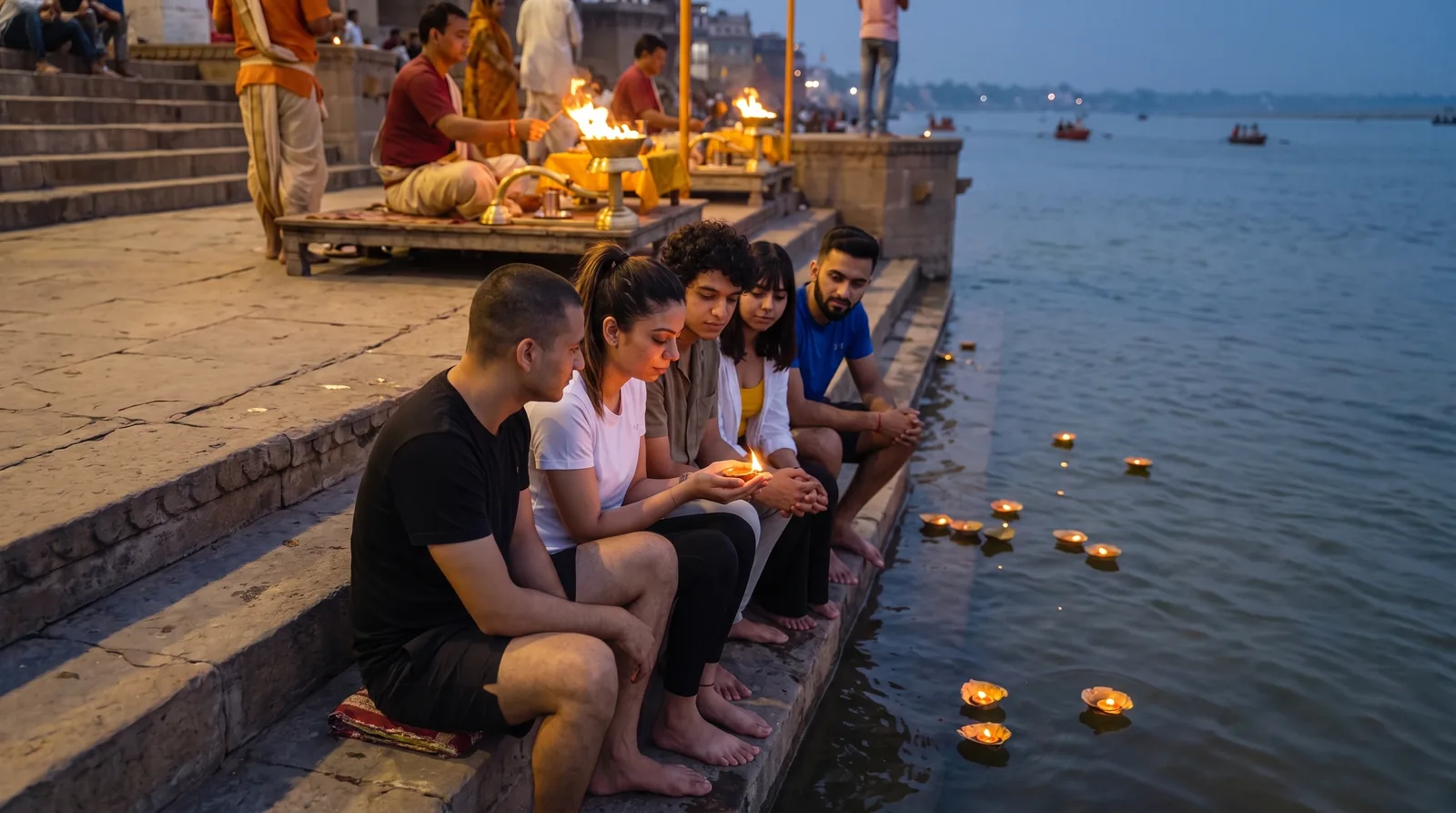 Rishikesh: Evening aarti
