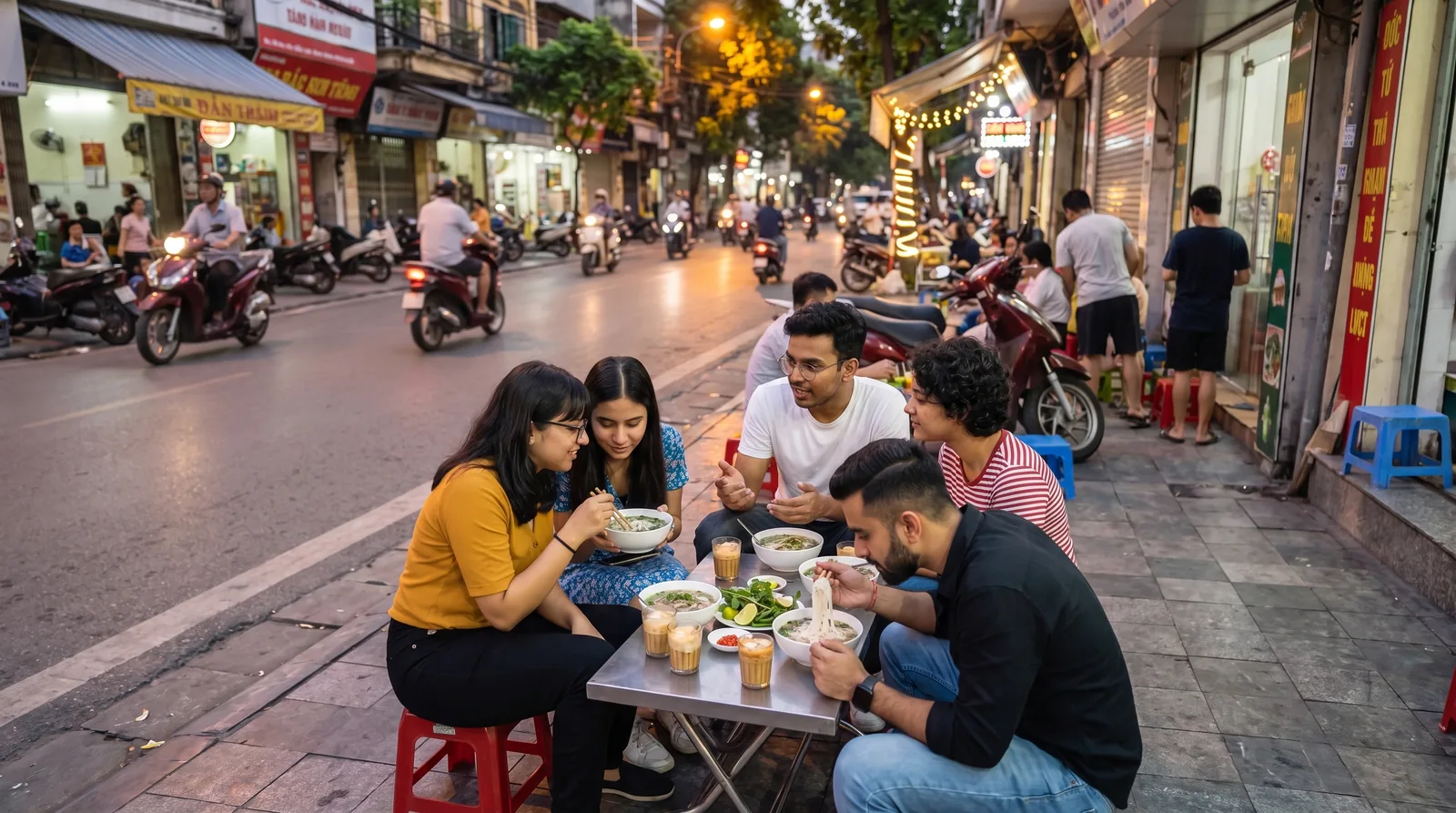 Vietnam: Pho in the Old Quarter, Hanoi